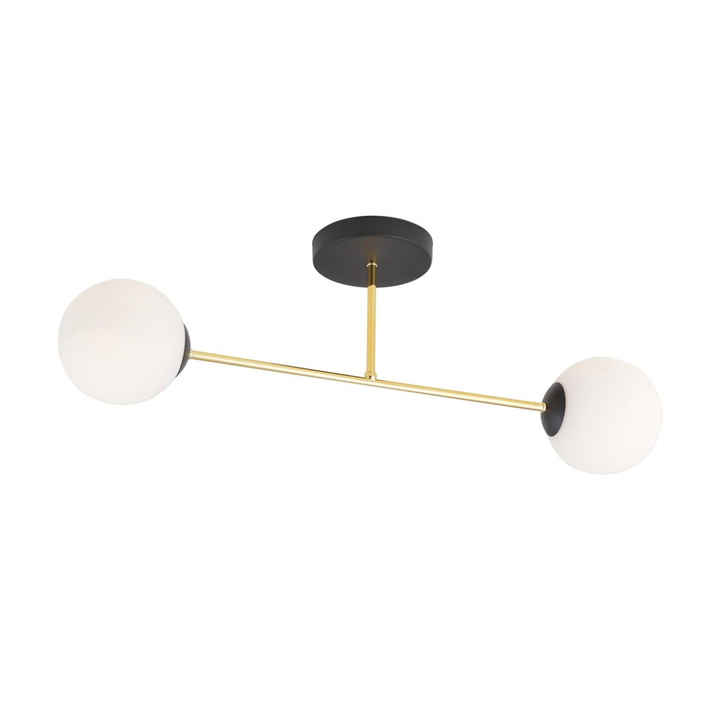 Lampada da soffitto Magnum 2 – nero/opale – foto 3