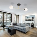 Lampada da soffitto Magnum 2 – nero/opale – foto 9