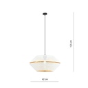 Lampada a sospensione MALIA 1 – Bianco – foto 5