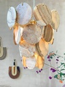 Pendant Lamp - Alabaster - L - Amber - Zenza