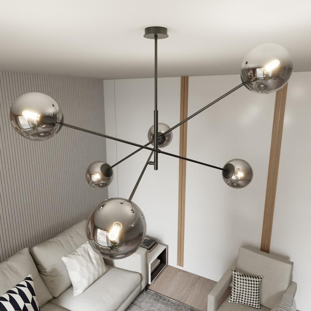 Suspension Linear 6 – graphite – photo 5