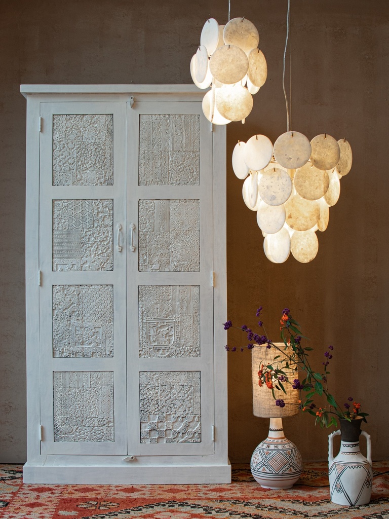 Pendant Lamp - Alabaster - S - Ivoor - Zenza
