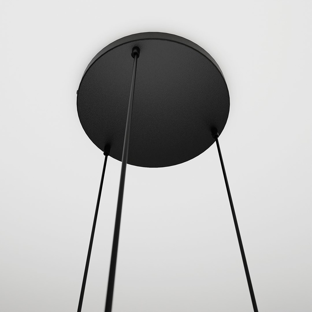 Lampada a sospensione Istar 3 Nero Premium – grafite – foto 8