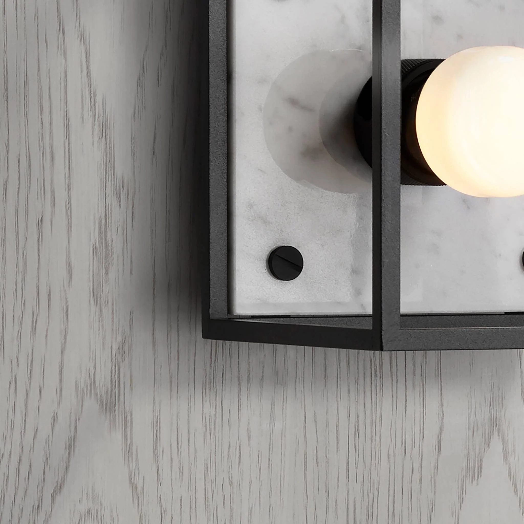 CAGED / SMALL / CROSS · WHITE MARBLE · 2