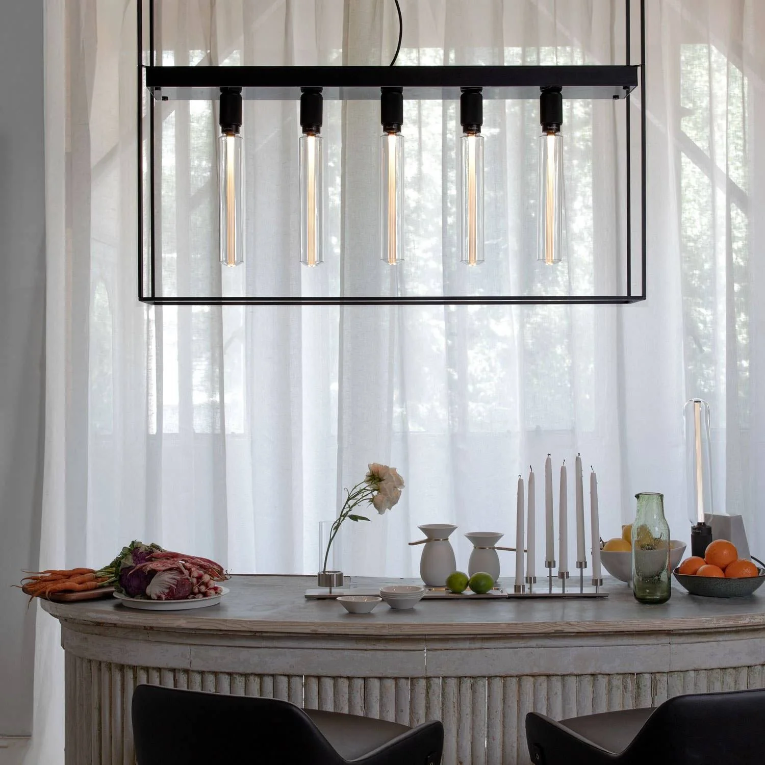 CAGED CEILING / 5.0 / CROSS · WHITE MARBLE · 5