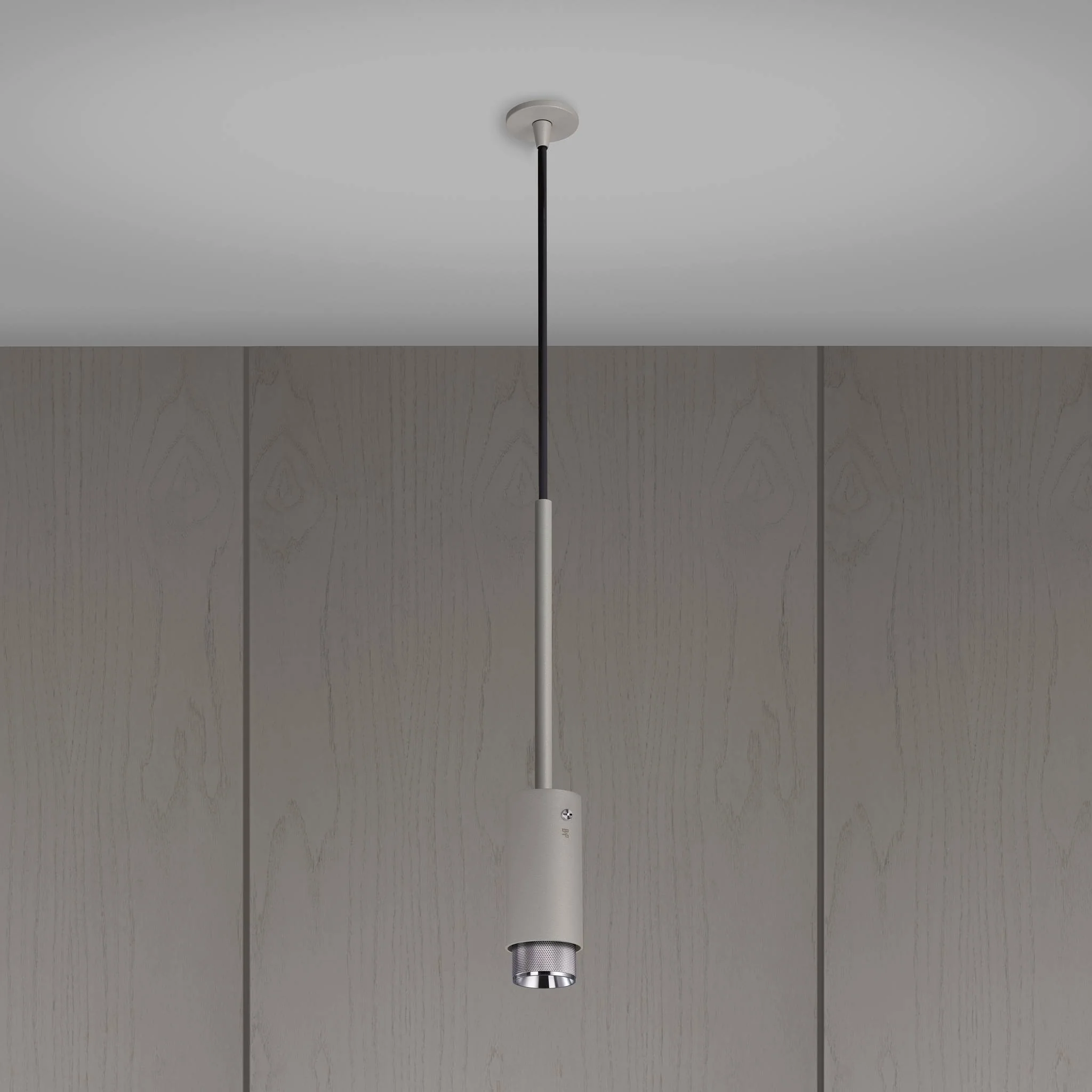 EXHAUST PENDANT / CROSS / STONE · STEEL · 2