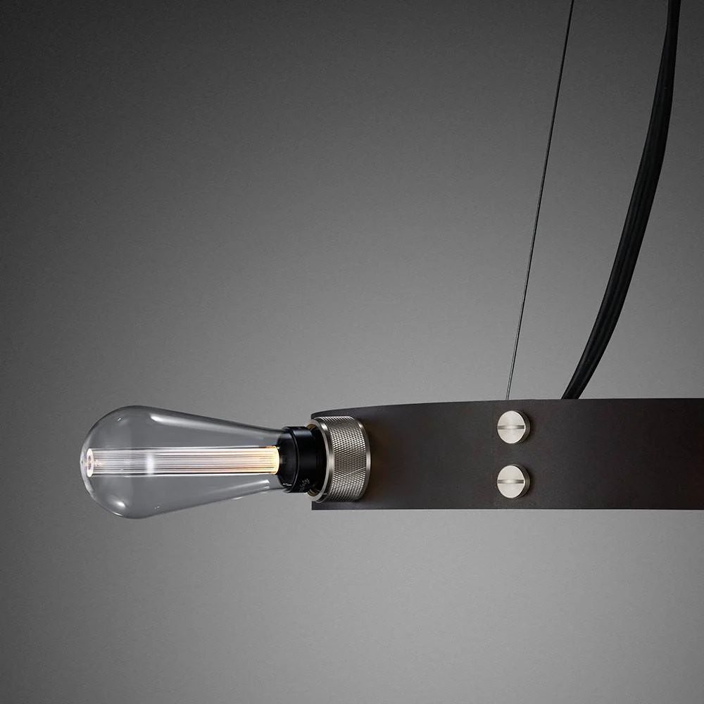 Lampadario HERO LIGHT / CROSS / GRAPHITE – BRONZO FUMÉ – foto 4