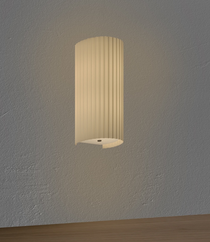 E14 PLEATED WALL LAMP