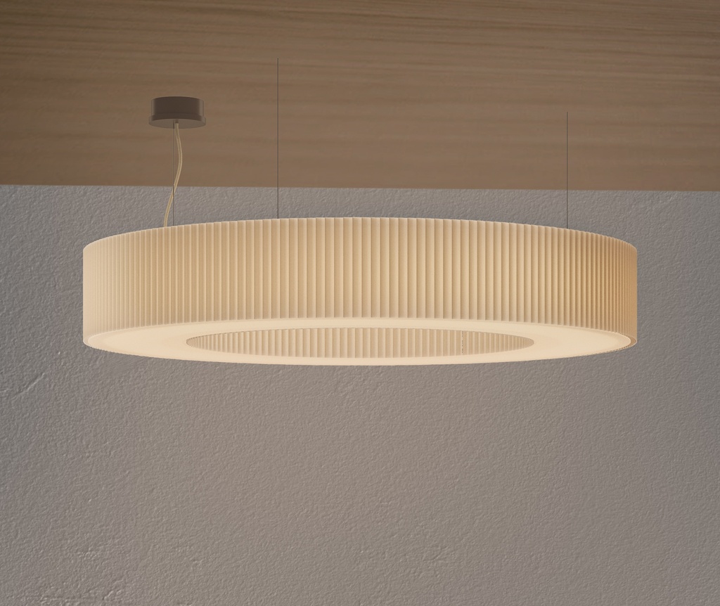 R1 BIG SUSPENSION PLEATED LAMPSHADE