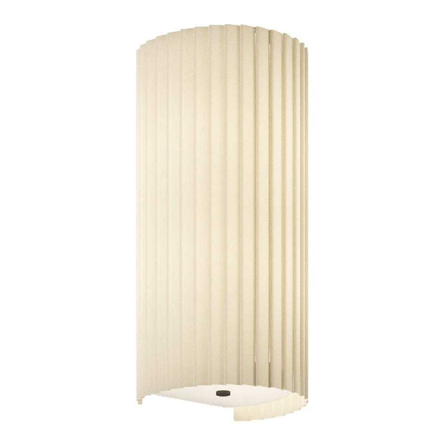 E14 MINA Pleated Wall Lamp Exclusive Handmade in Italy