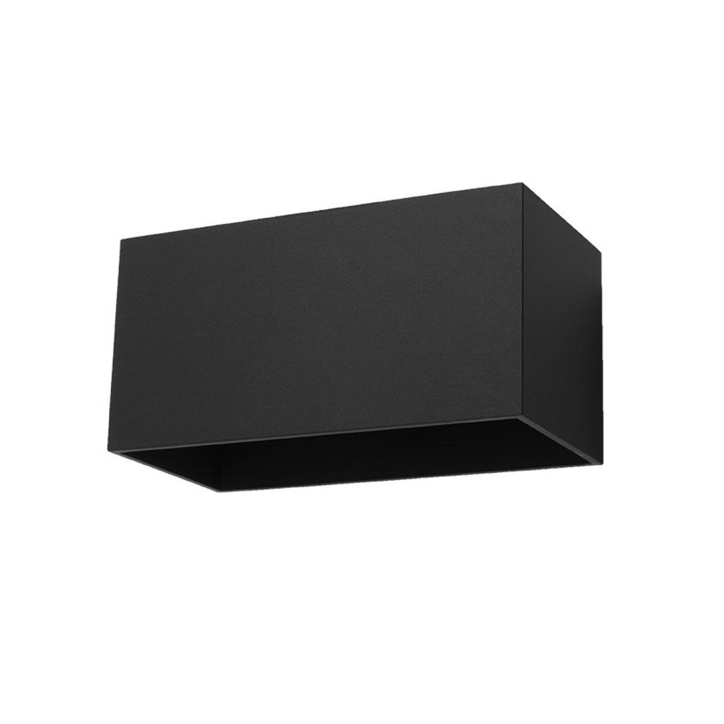 [SL.0527] QUAD MAXI Wandleuchte schwarz