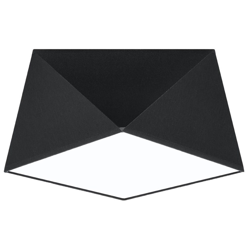 [SL.0687] HEXA 25 schwarze Deckenleuchte