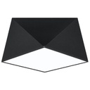 HEXA 25 schwarze Deckenleuchte