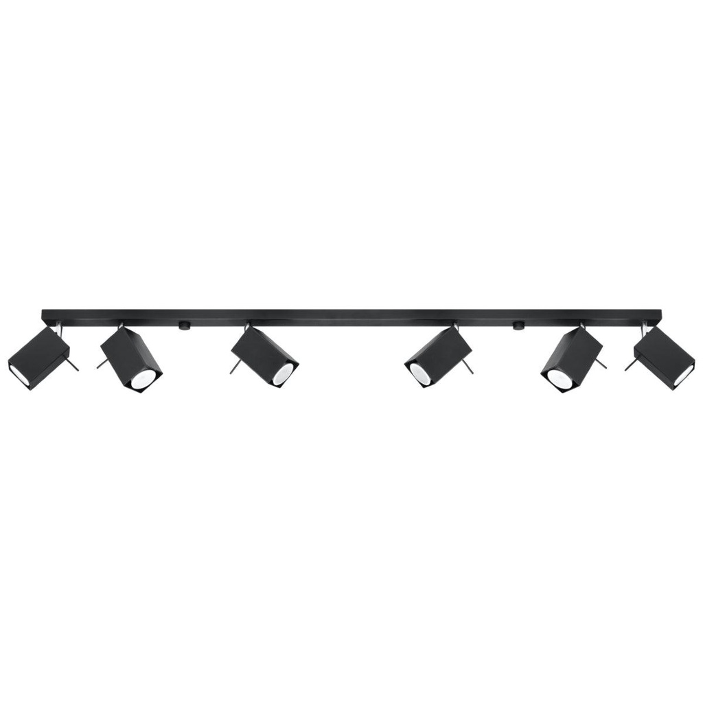 [SL.0460] MERIDA 6L ceiling light black