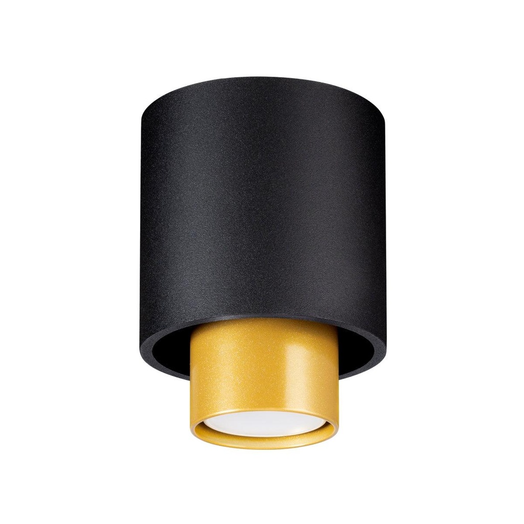 NESI Lampada da soffitto nera