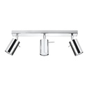 Lampada a soffitto RING 3 cromo