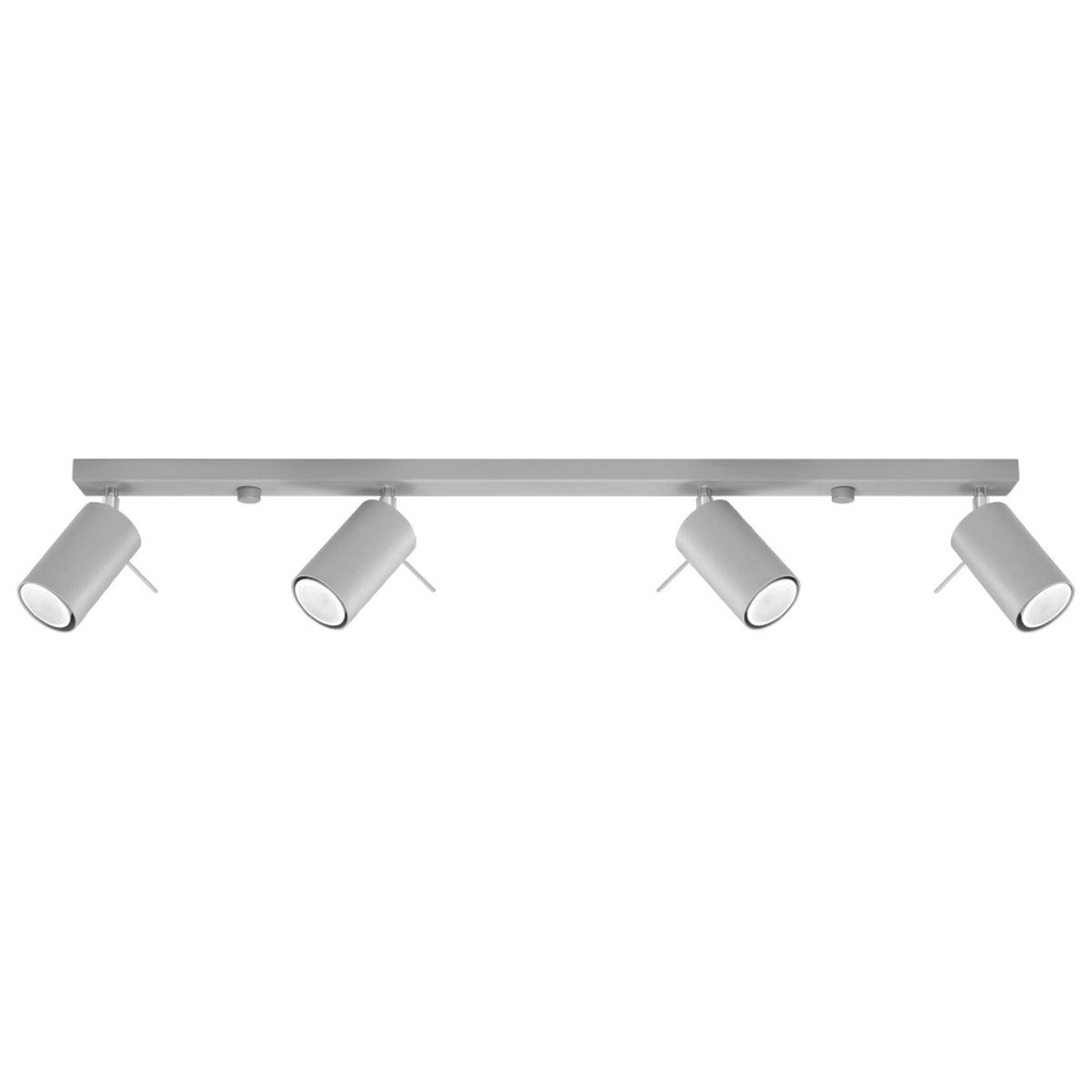 Plafonnier RING 4L, gris