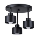 Lampada da soffitto SAVAR 3 Nero