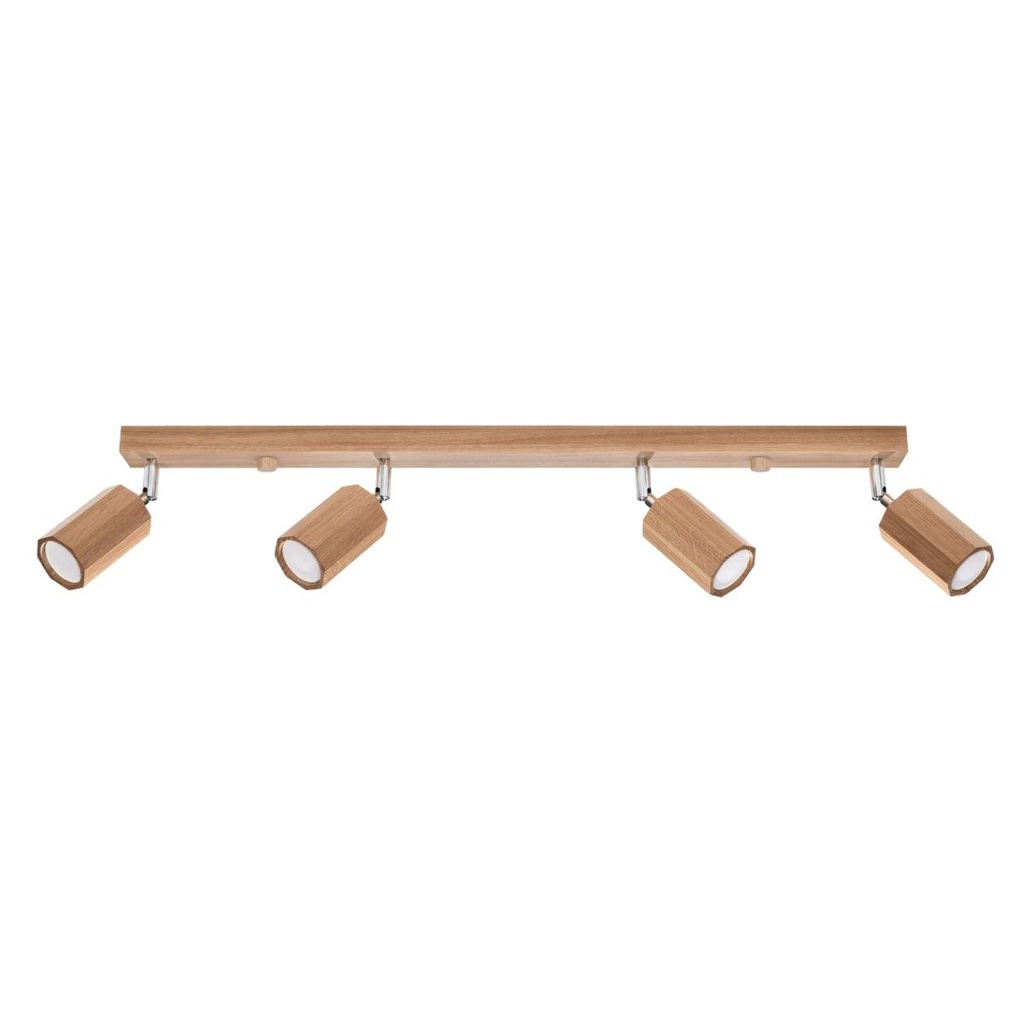 Lampada da soffitto ZEKE 4 Oak
