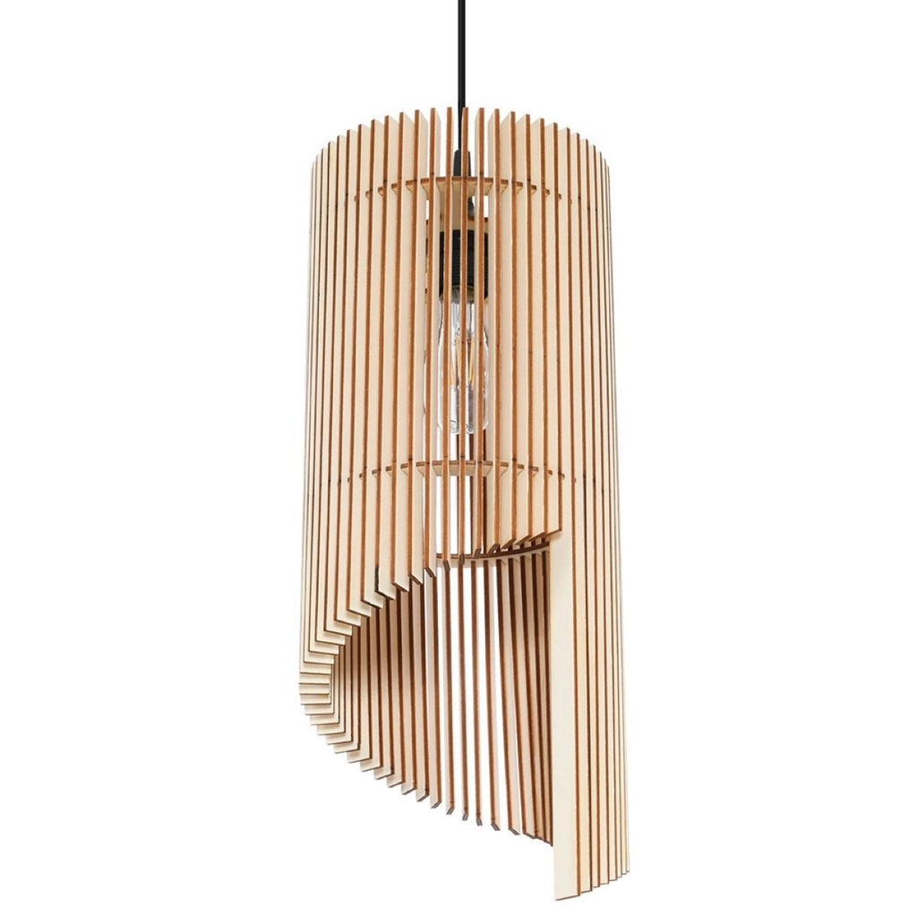 [SL.0640] Lampe à suspension en bois ALEXIA