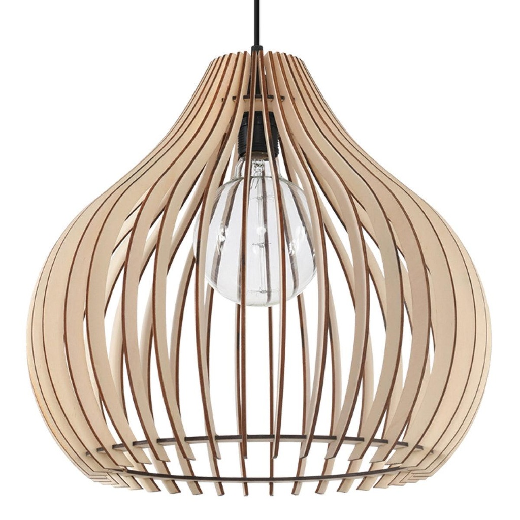 [SL.0639] Lampada a sospensione APRILLA in legno