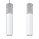 Suspension blanche BORGIO 2