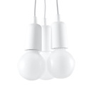 DIEGO 3 pendant lamp white