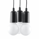 DIEGO 3 pendant lamp black