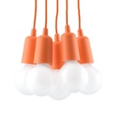DIEGO 5 pendant lamp orange