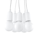 DIEGO 5 pendant lamp white