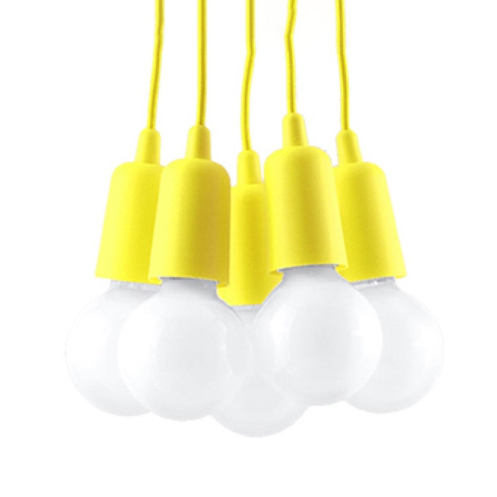 Lampada a sospensione DIEGO 5 giallo