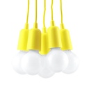 Lampada a sospensione DIEGO 5 giallo