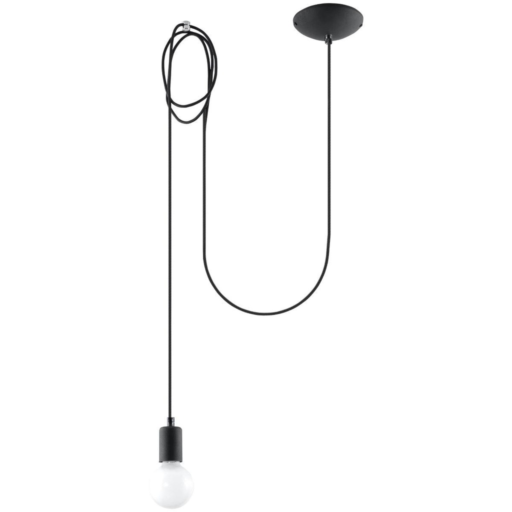 EDISON 1 pendant lamp black