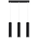 Lampada a sospensione LAGOS 3L nero