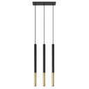 MOZAICA 3L Pendelleuchte schwarz/gold