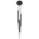 MOZAICA 3P Pendelleuchte schwarz/chrom