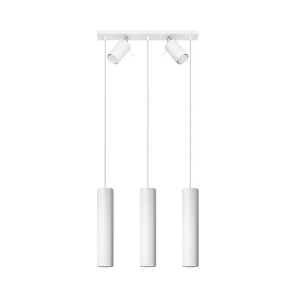 Lampada a sospensione RING 3 bianco