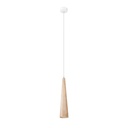 SULA 1 Lampada a sospensione in legno naturale