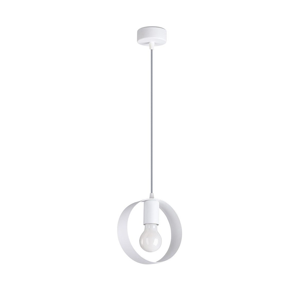 [SL.1137] Lampe à suspension blanche TITRAN 1