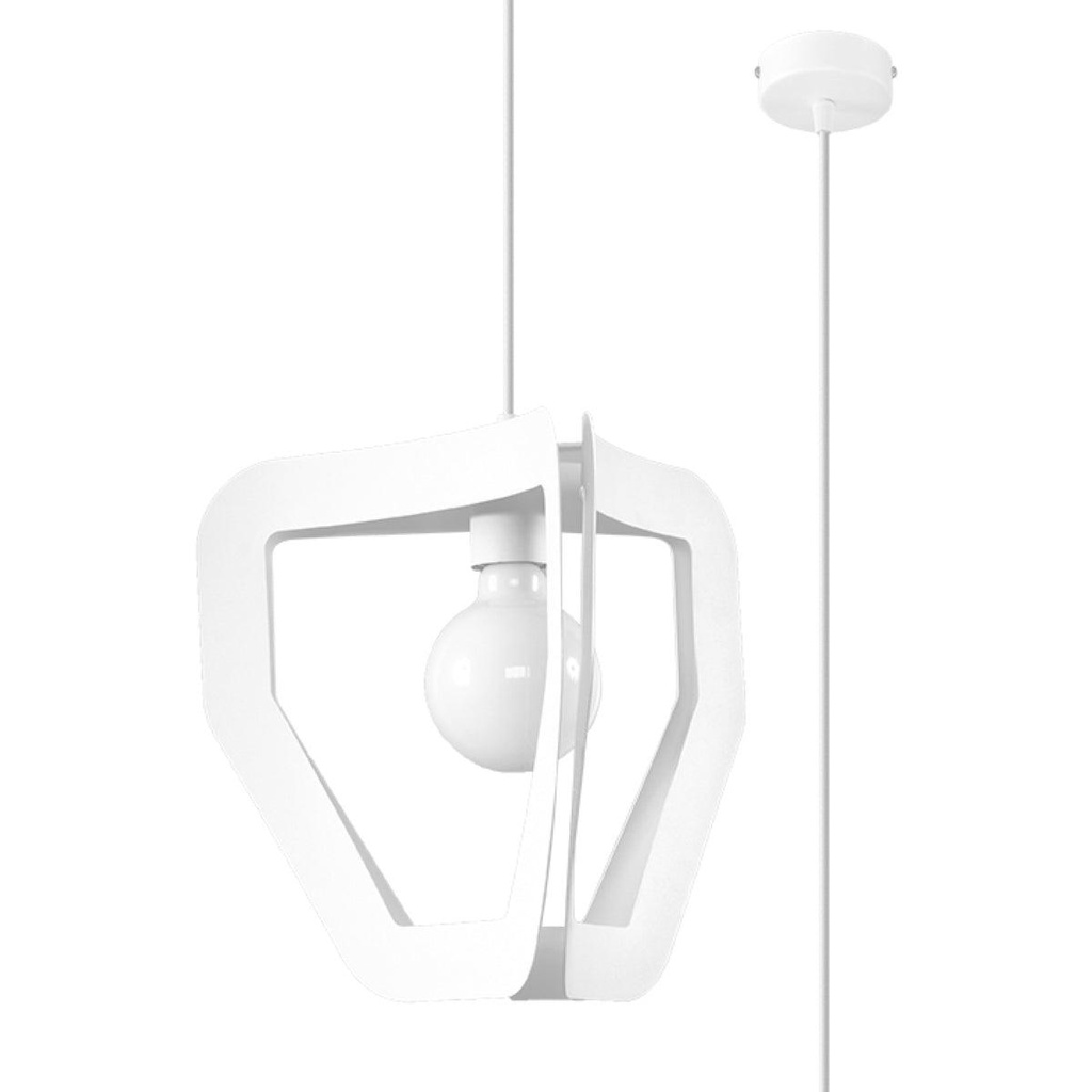 [SL.0929] Lampe à suspension blanche TRES
