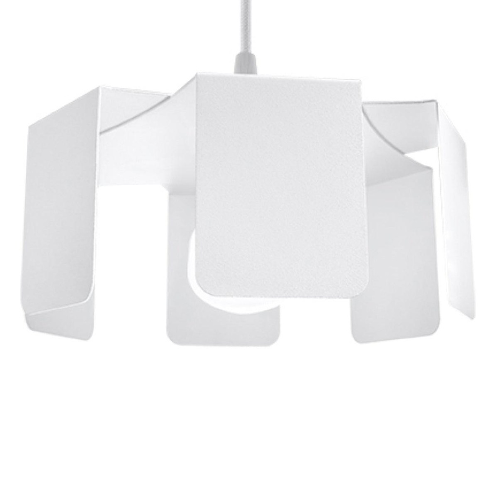 [SL.0666] Lampe à suspension TULIP blanche