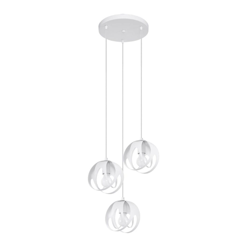 TULOS 3P pendant lamp white