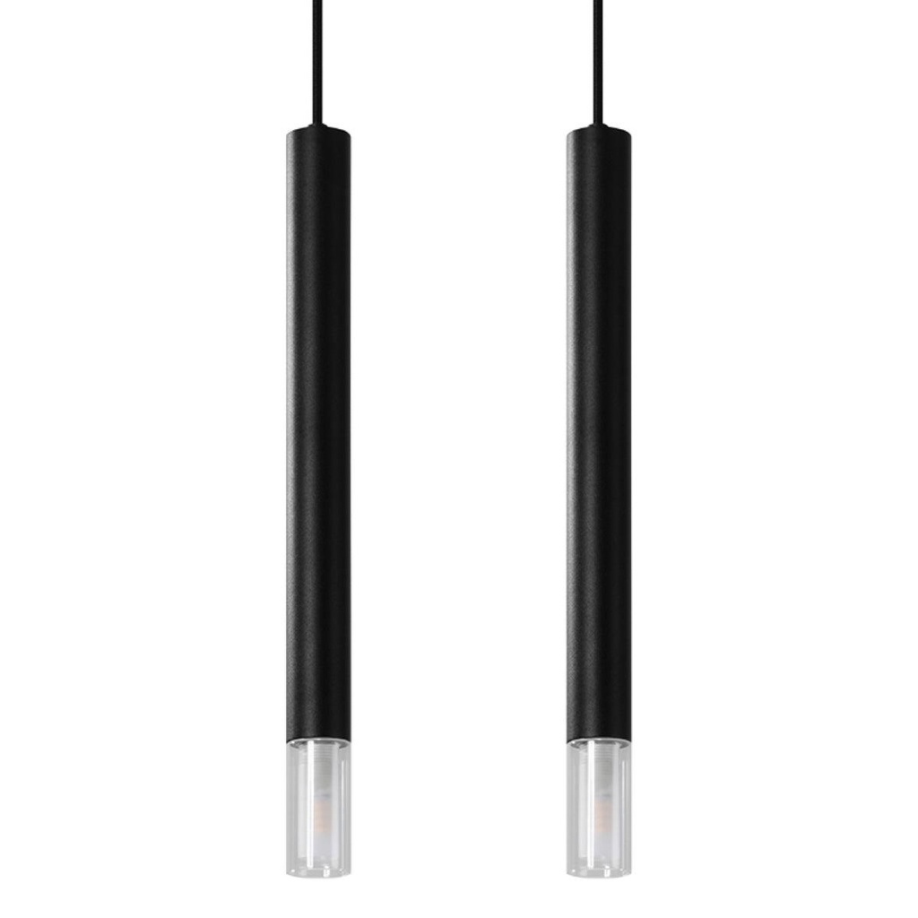 Lampada a sospensione WEZYR 2 nero
