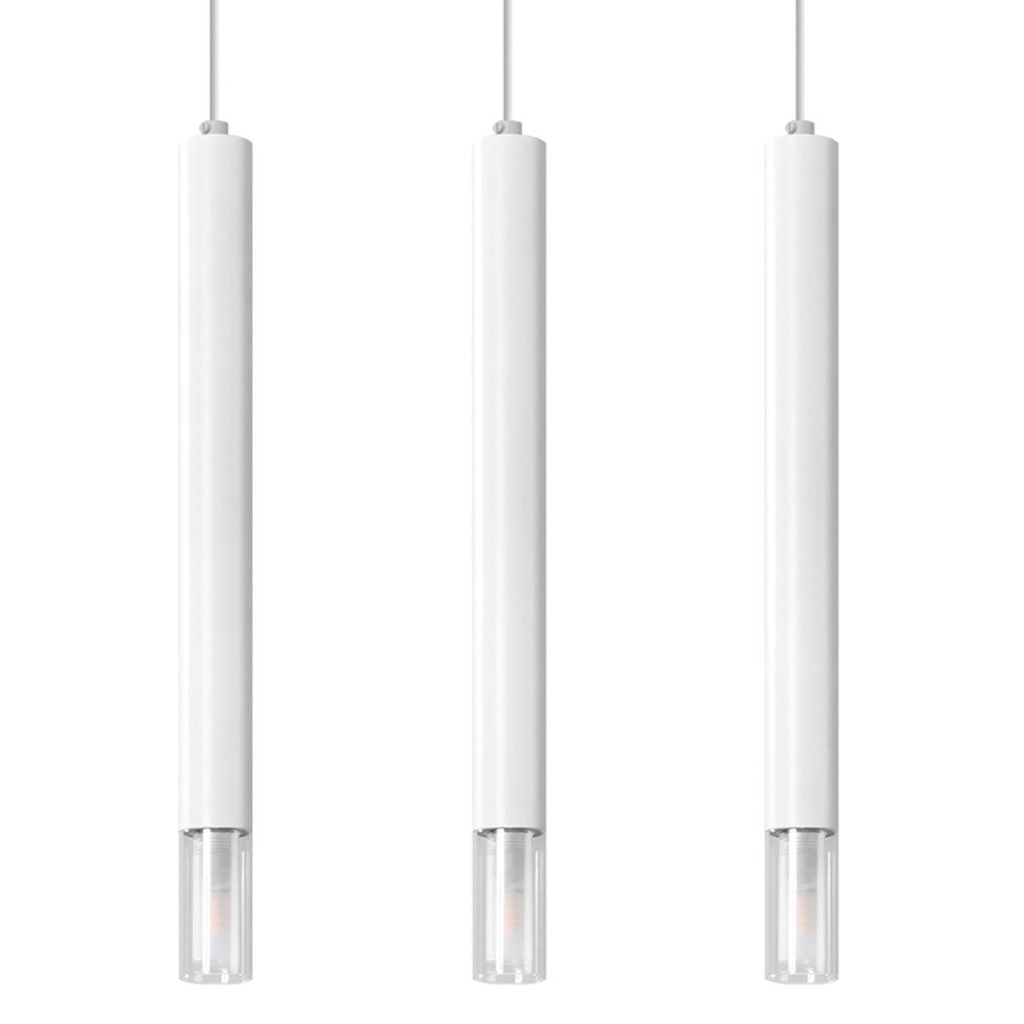 Lampada a sospensione WEZYR 3 bianco