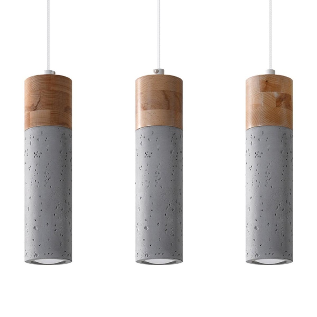 ZANE 3 pendant lamp grey