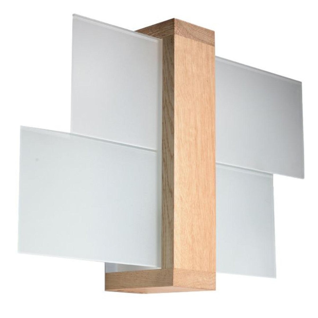 FENIKS 1 lampada da parete in legno naturale