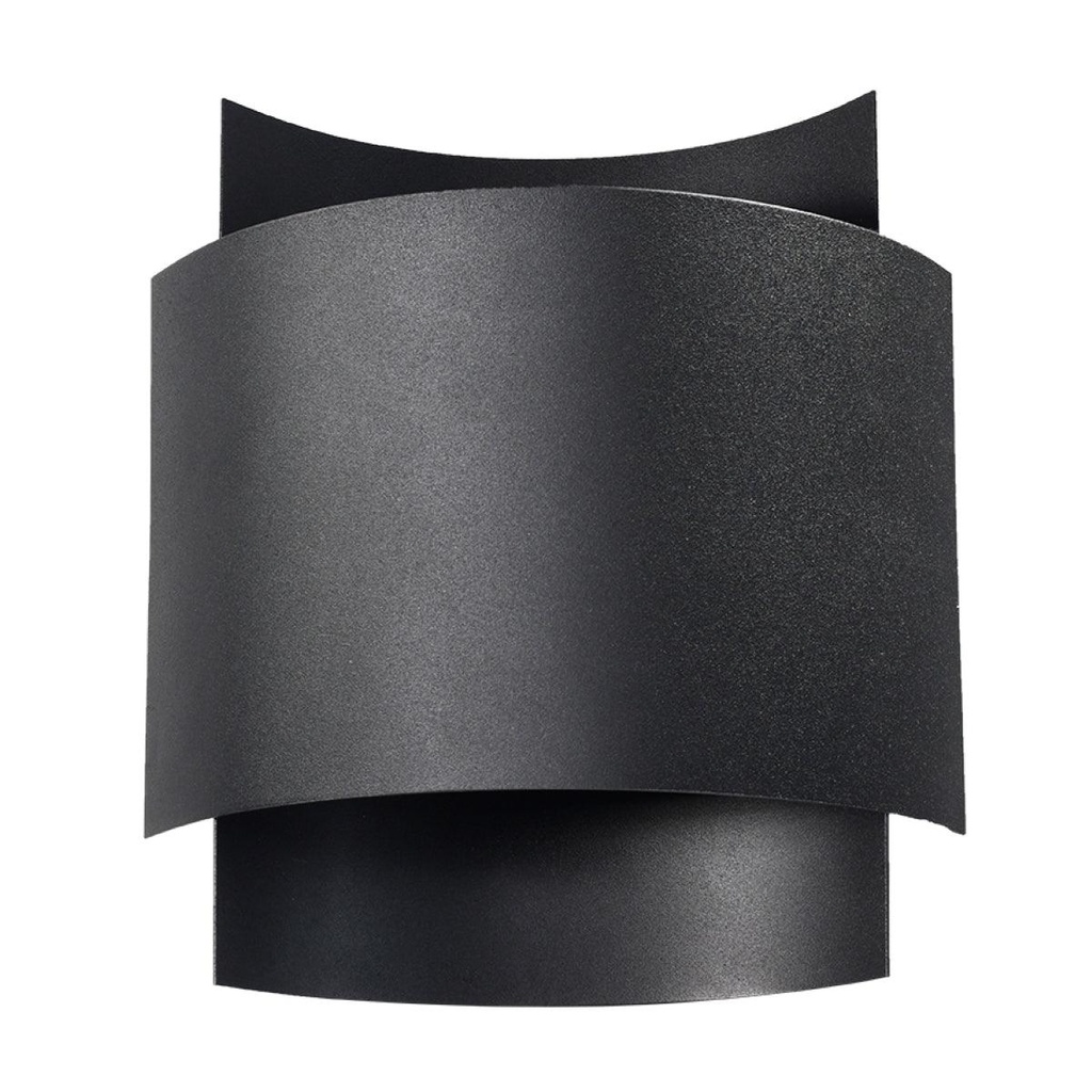 [SL.0858] IMPACT schwarze Wandleuchte