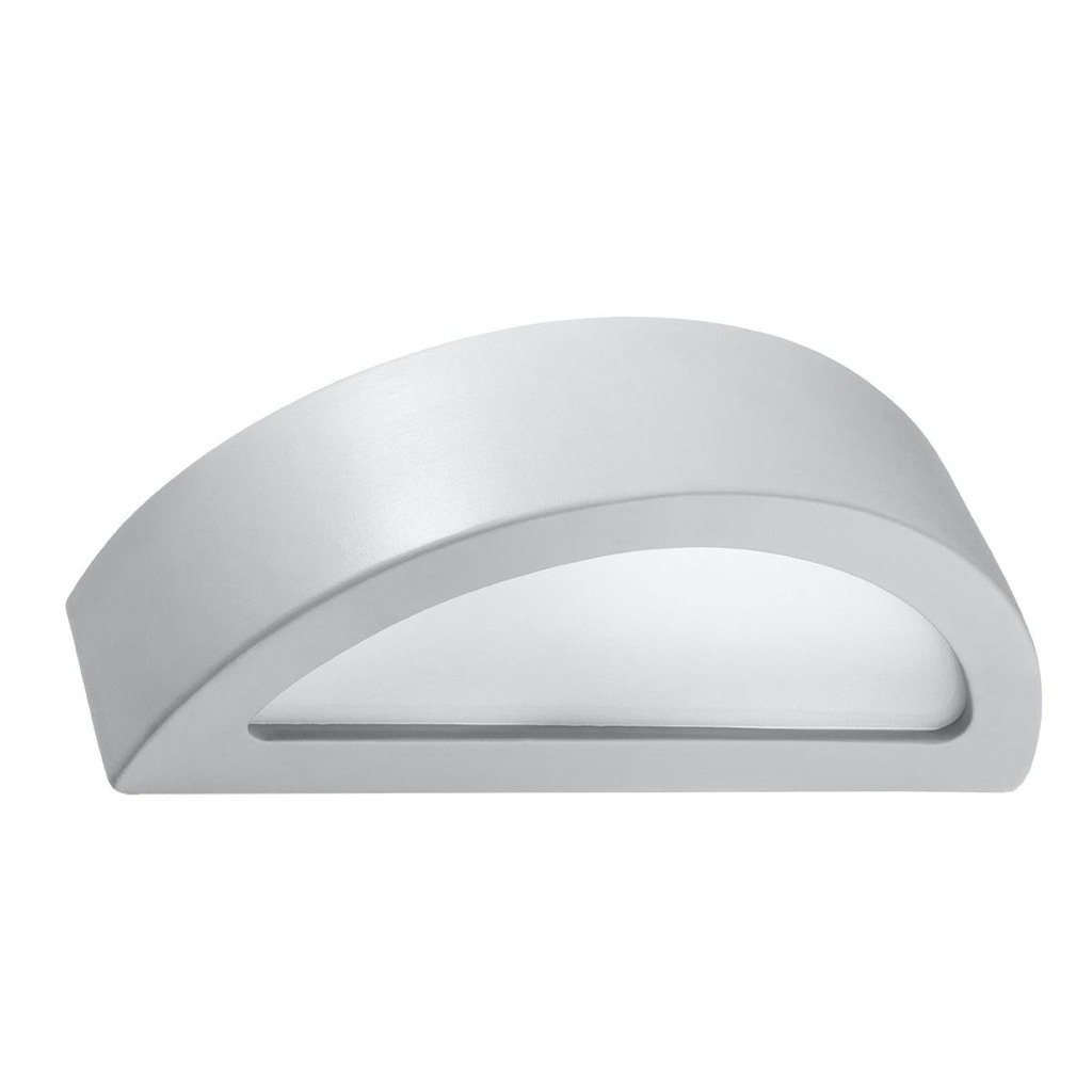[SL.0873] Lampada da parete in ceramica ATENA grigio