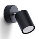 LEMMI 1 schwarze Wandleuchte