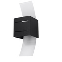LORETO schwarze Wandleuchte